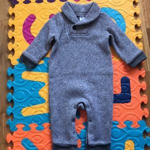 Gap Gray long sleeve baby onesie